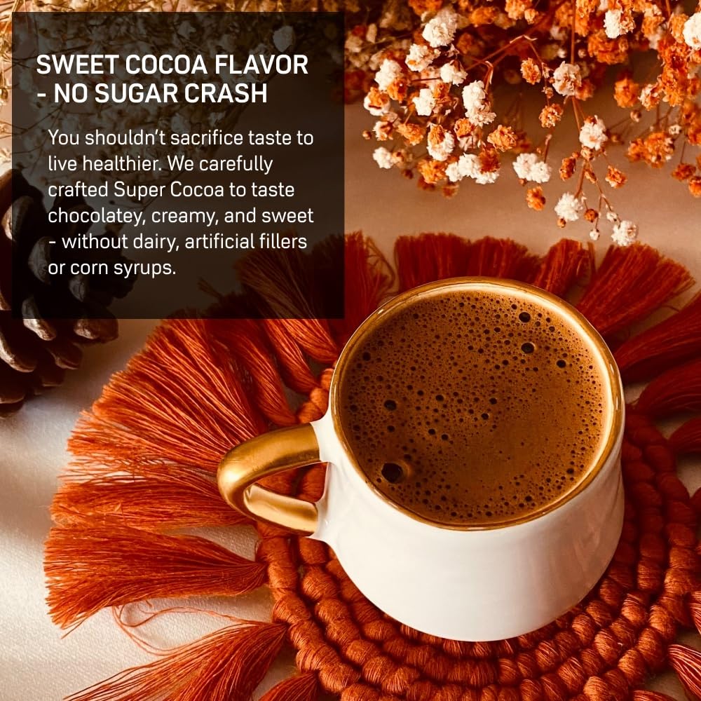 Super Cocoa ingredient spread including cacao and adaptogens for clarity