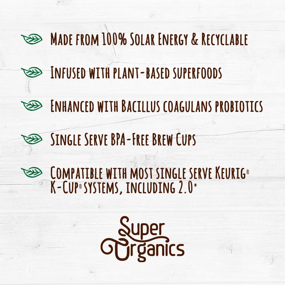 Super Organics lifestyle kitchen setting showing ready-to-drink convenience