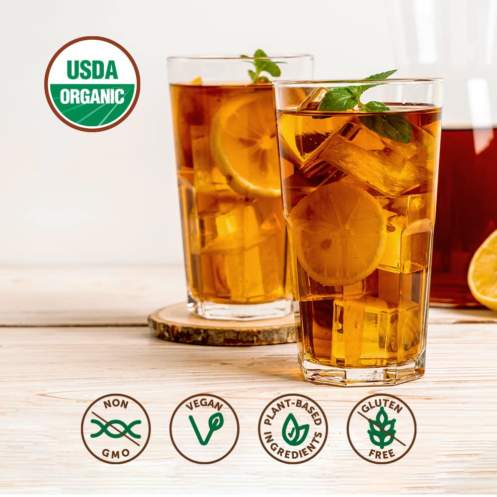 Super Organics packaging label detail showing USDA Organic and ingredient transparency