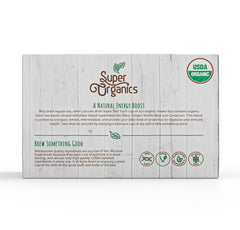 Super Organics pod side profile displaying compostable design and eco benefit