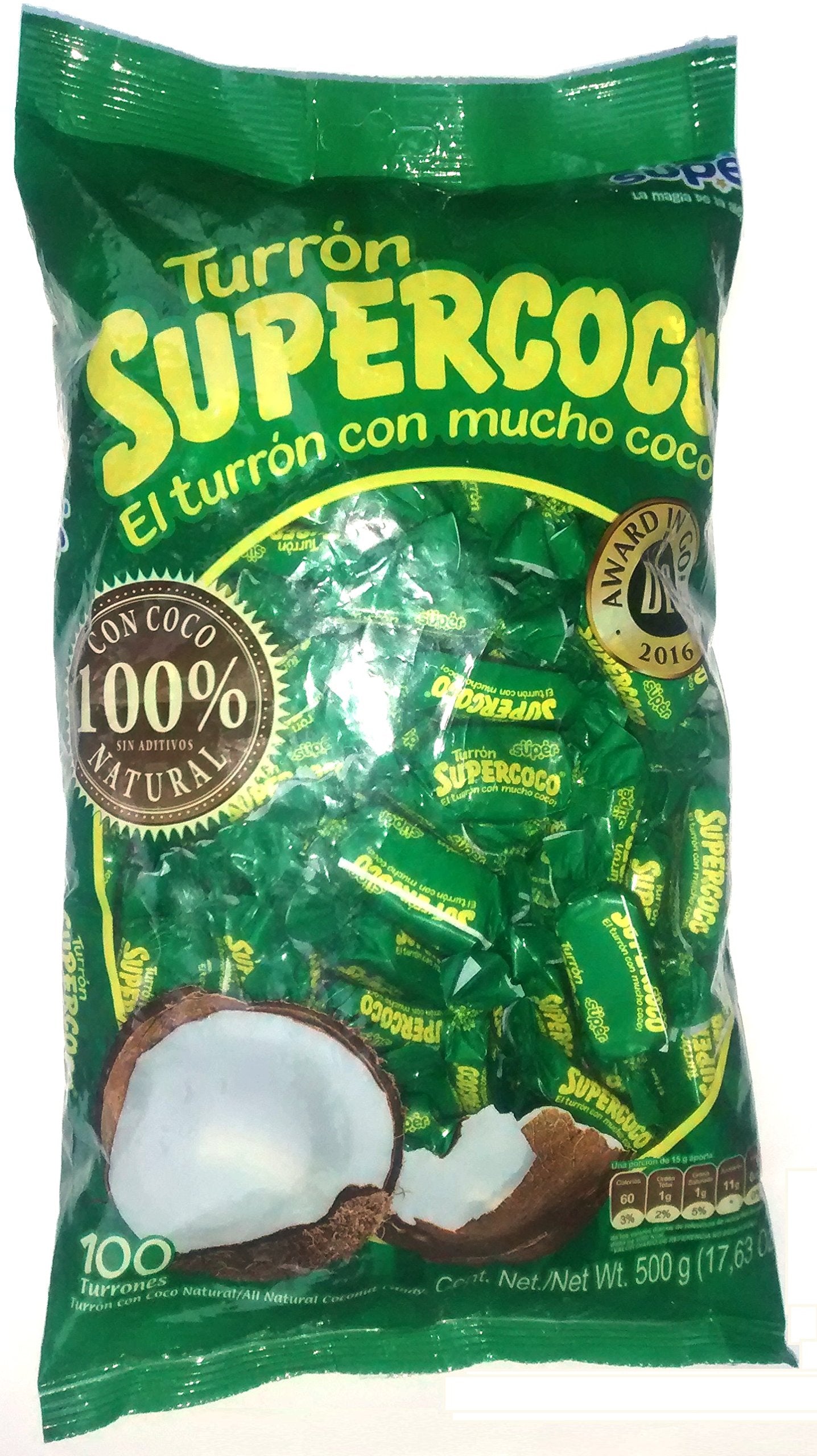 Super Supercoco front packaging showing modern bag and coconut branding for gifting