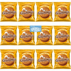 SUPERDEALS front packaging showing Grandma's Peanut Butter Cookies bundle and freshness seal
