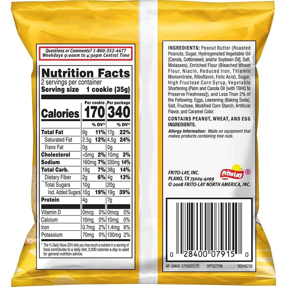 SUPERDEALS cookie in hand to show 2.5 oz portion and convenient grab-and-go size