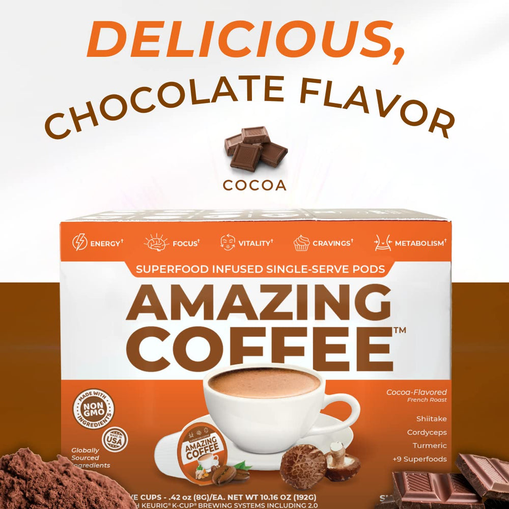 Superfoods Company ingredient label close-up listing 12 superfoods and clean sourcing