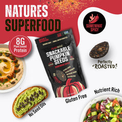 SuperSeedz close-up seed texture highlighting crunchy surface and flavor