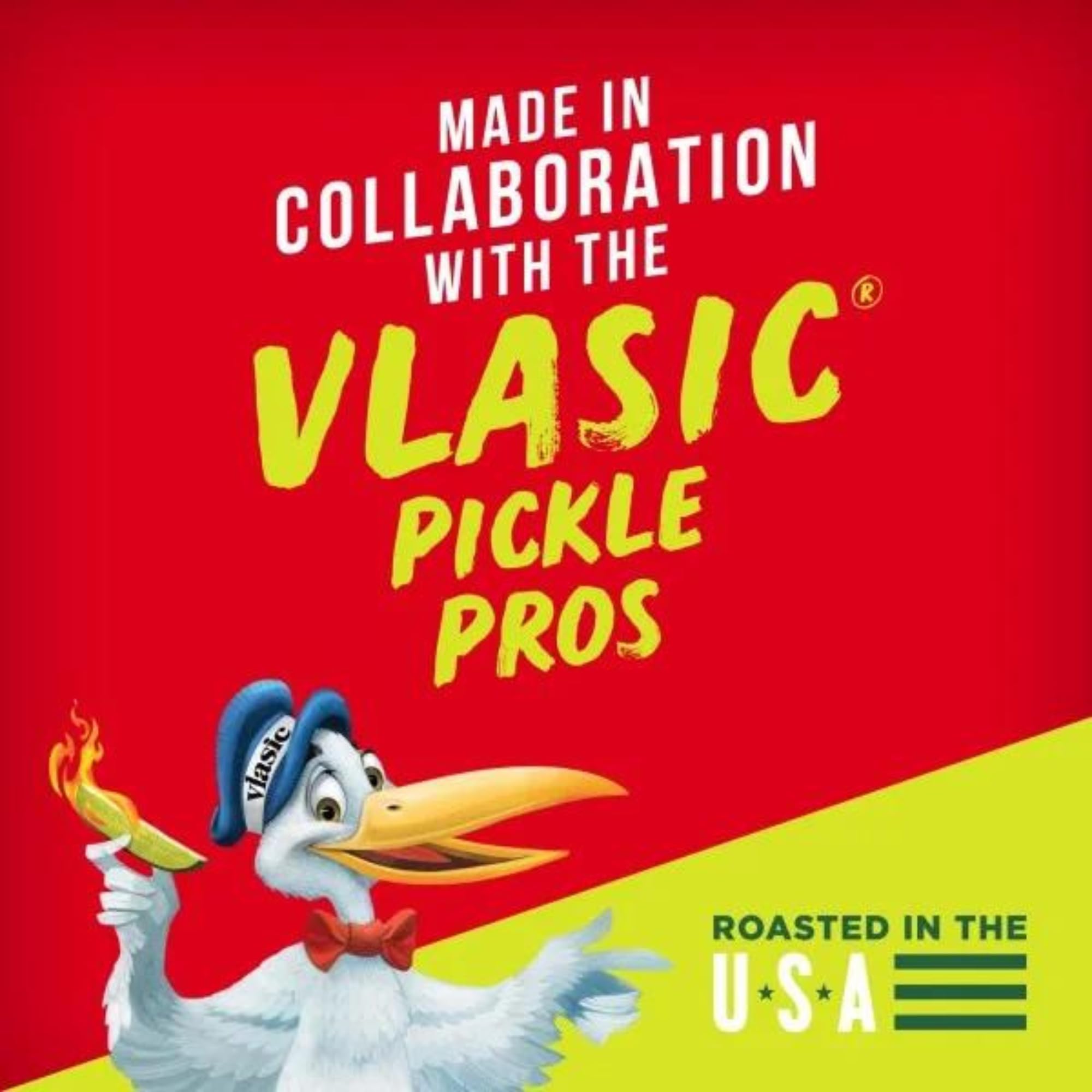 Supply Syndicate BIGS Vlasic nutrition label highlights protein content and ingredient info