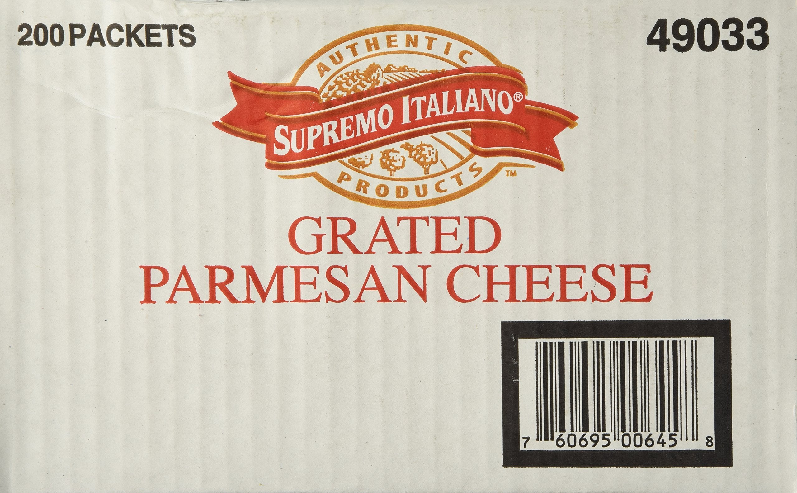 Supremo Italiano front view of sealed packet stack showing portability and freshness
