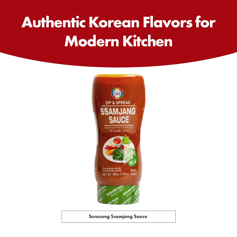 Surasang ssamjang close-up texture revealing smooth velvety consistency