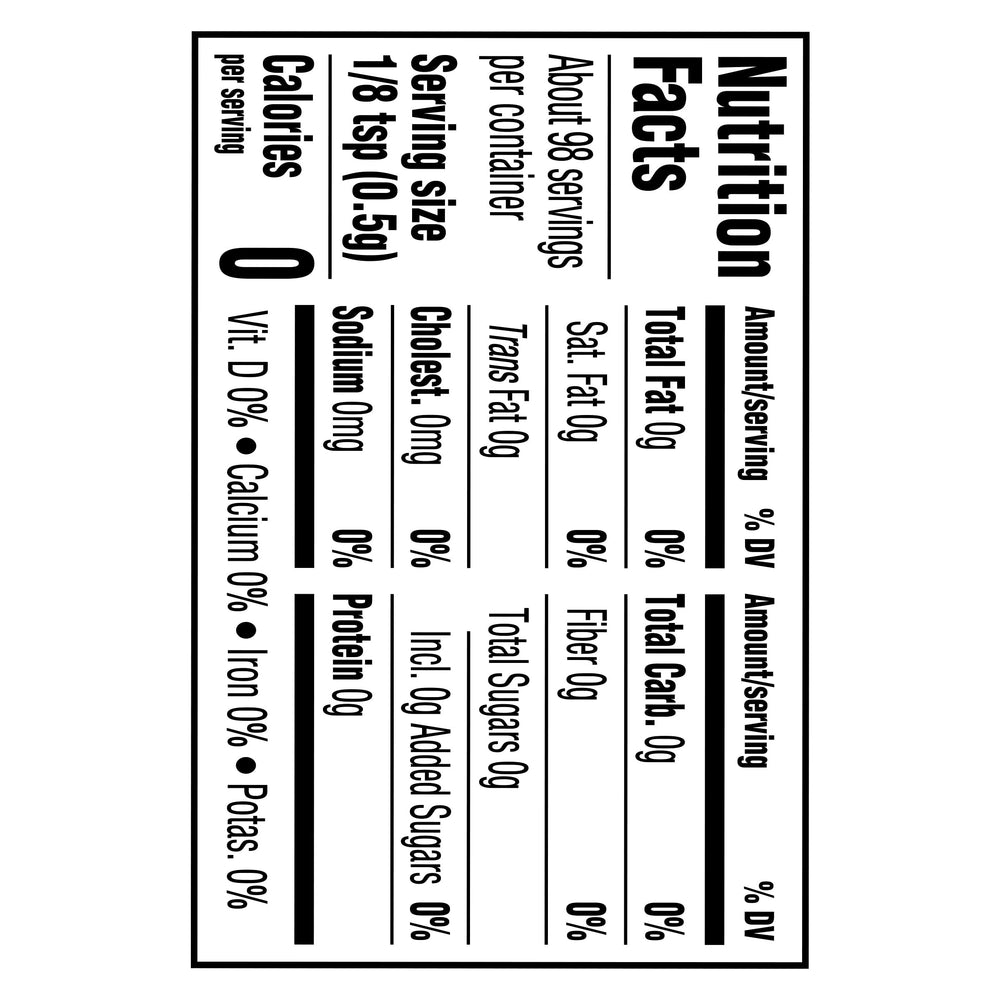 SURE-JELL ingredients label detail for transparency and safe recipe use