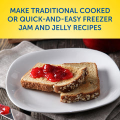 Sure-Jell recipe panel closeup highlighting quick jam instructions