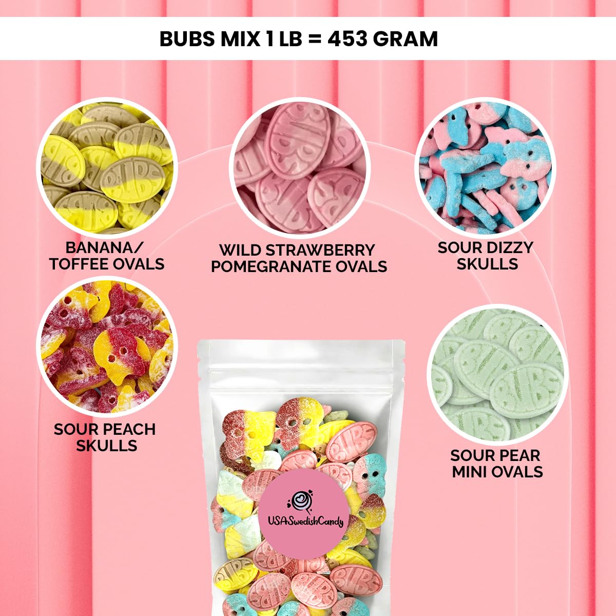 Susa Candy in hand portion demonstrating convenient snackable serving