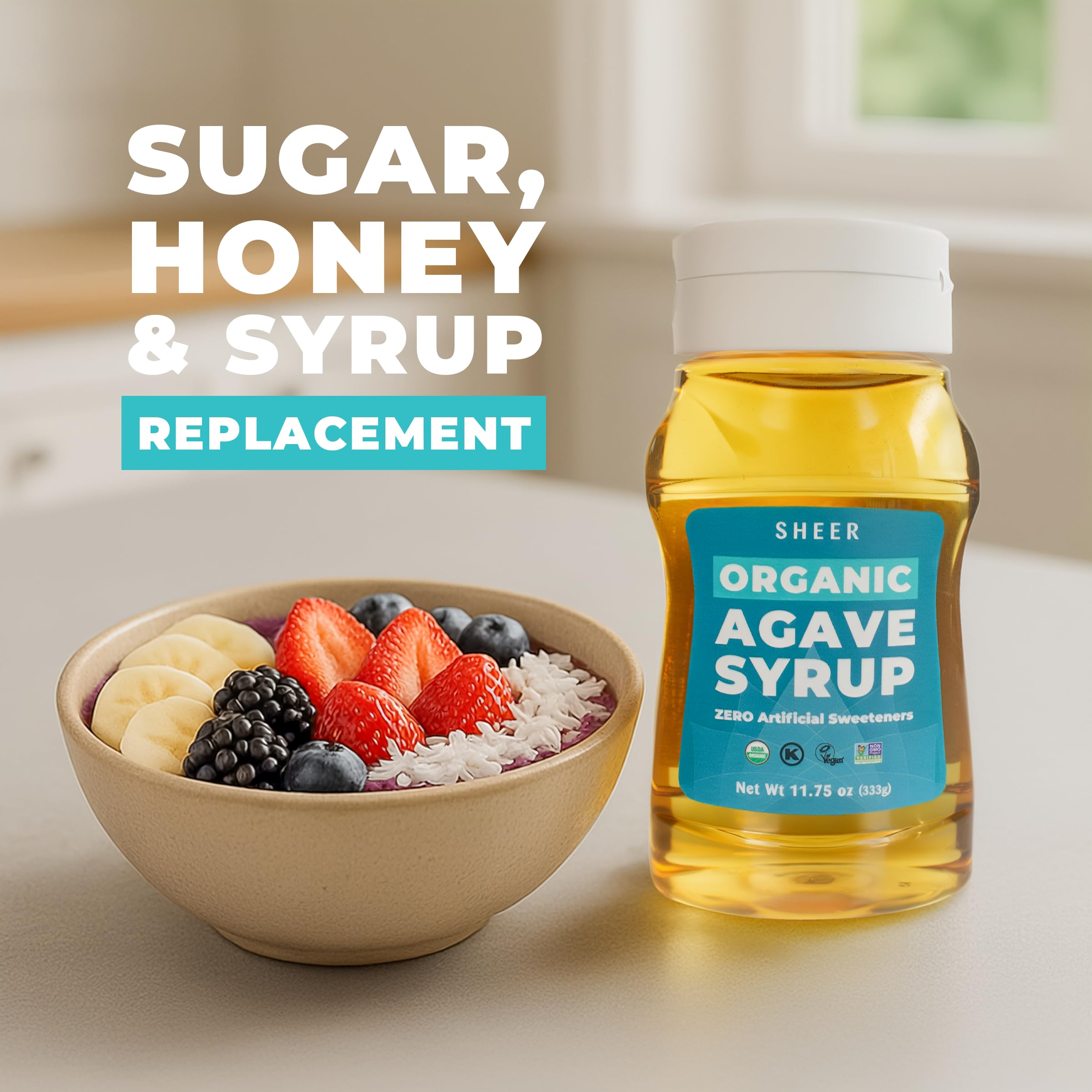 THE SUSTAINABLE AGAVE COMPANY used in baking shows moist texture and consistent results