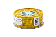 Sustainable Seas close-up of tuna flakes highlighting firm texture and no added oil