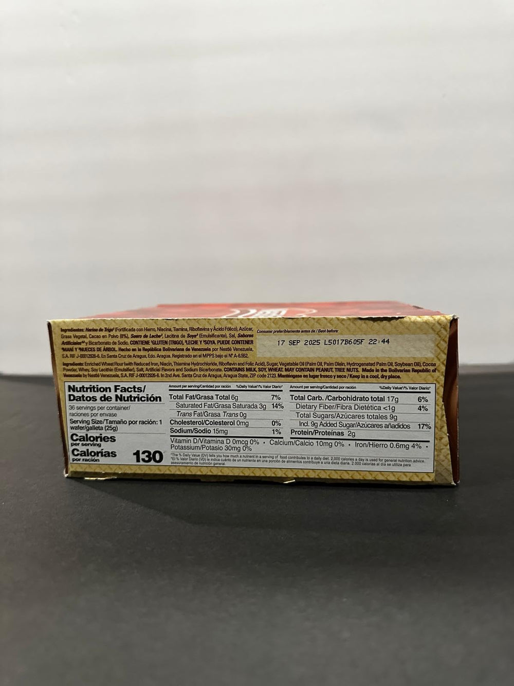Susy wafer tucked inside a lunchbox showing convenient snack