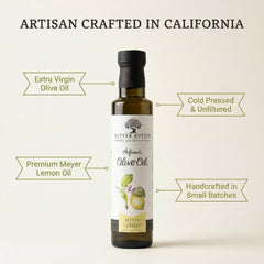 Sutter Buttes texture closeup showing unfiltered oil richness and aroma benefit