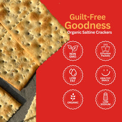 SUZIE'S individual stay-fresh packet open to show single-serve crispness and convenience