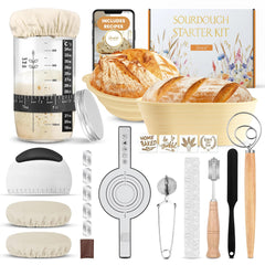 Swakik front packaging showing full sourdough starter kit benefits