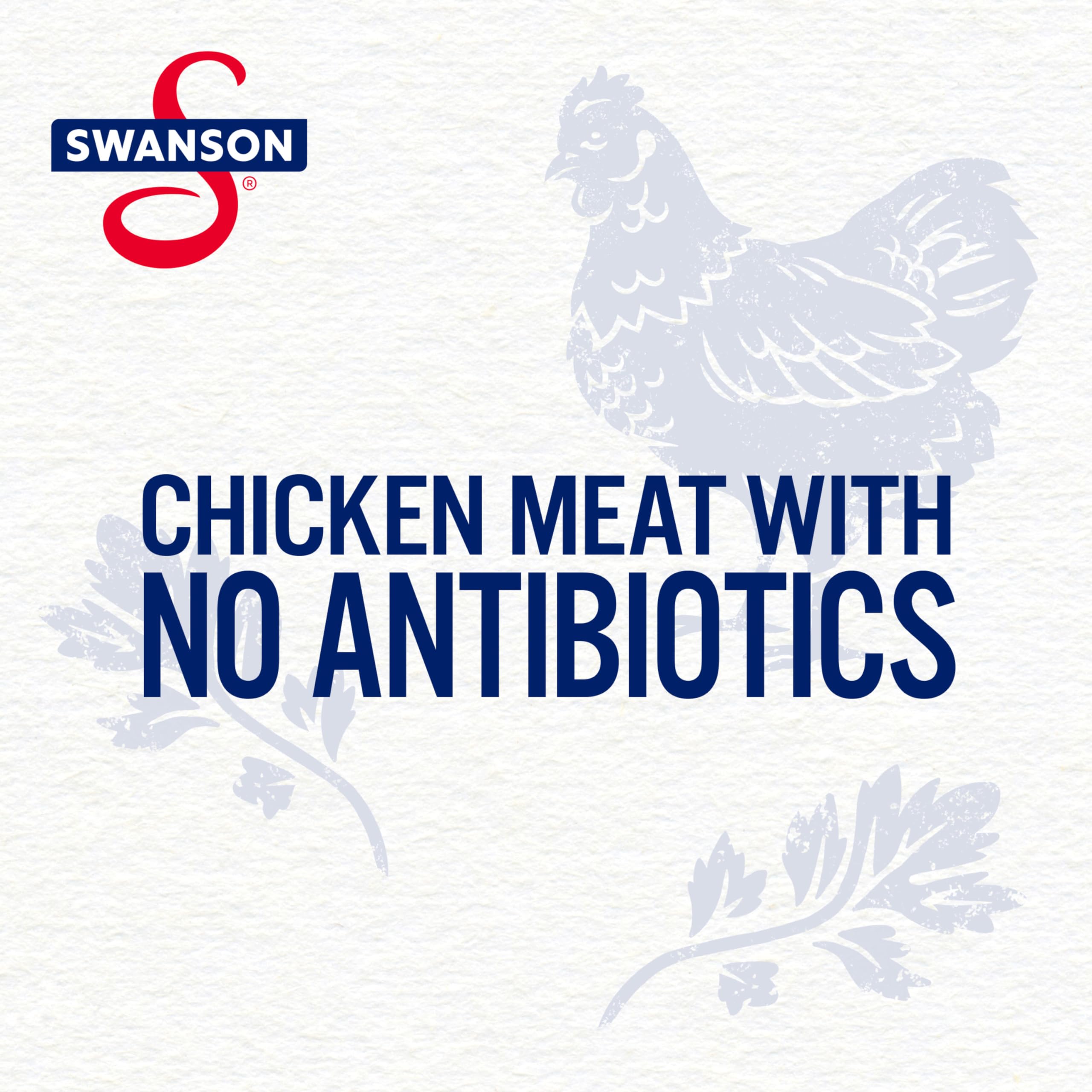 SWANSON S nutrition label and ingredient panel showing protein and claims