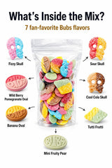 SwediSnax Bubs in a sharing bowl illustrating party serving and colorful appeal