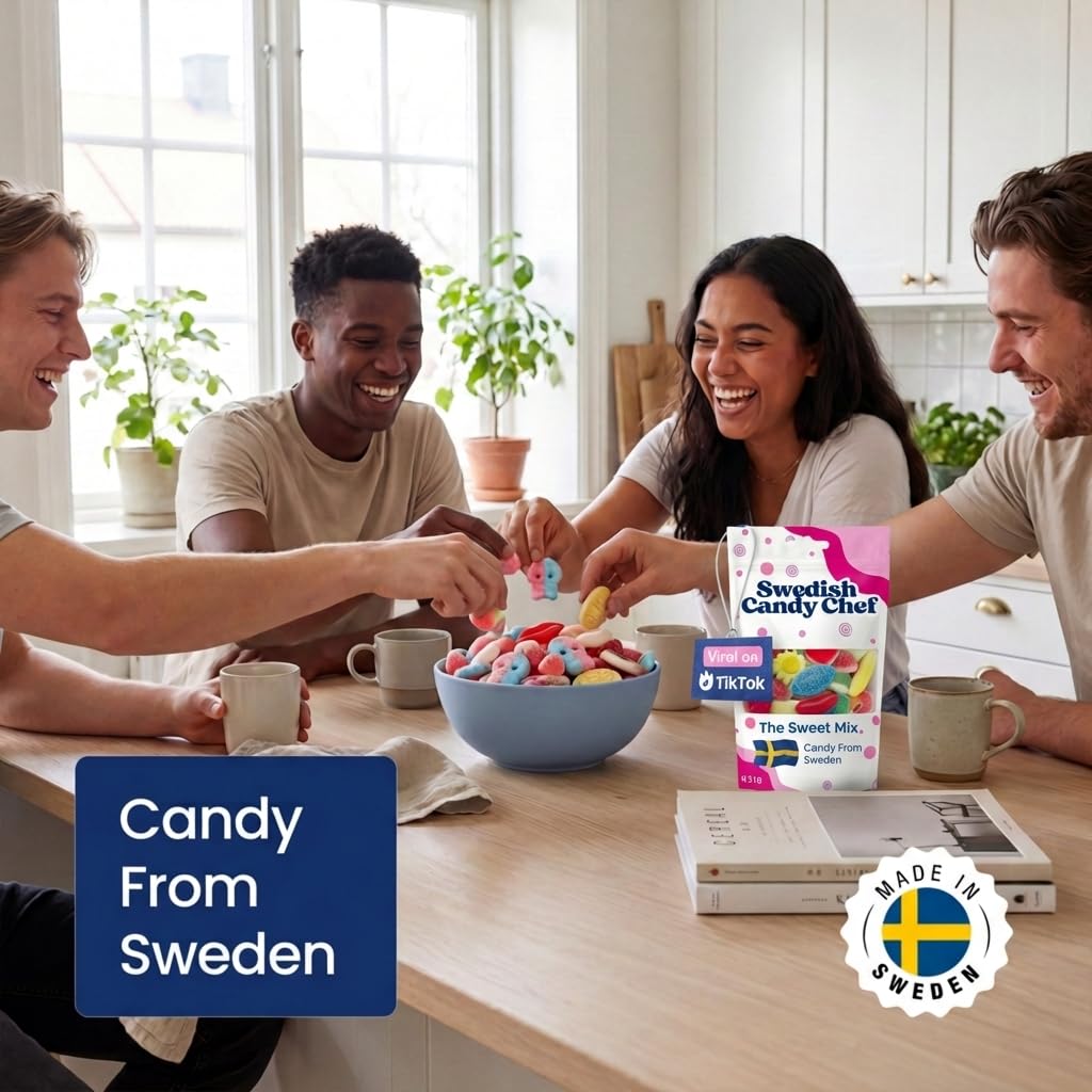 Swedish Candy Chef label and ingredients view helping informed choices