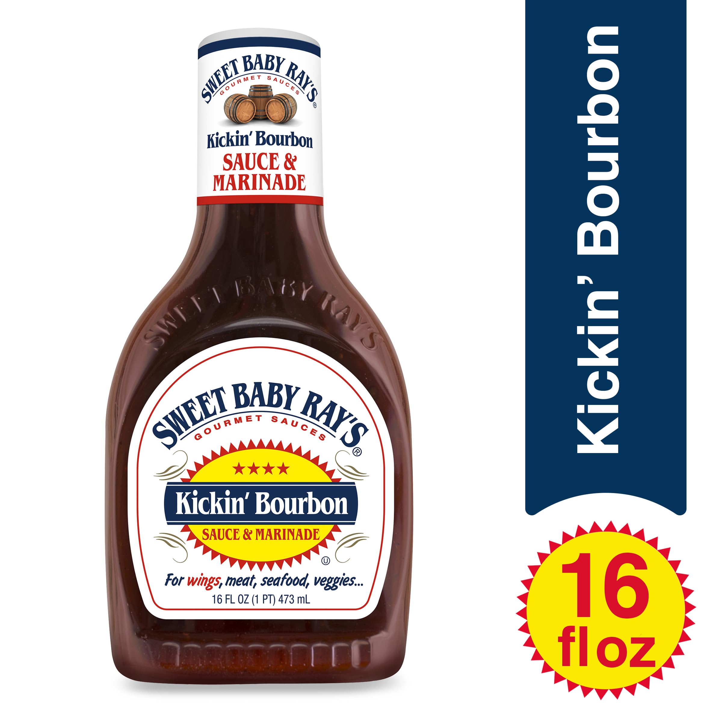 Sweet Baby Ray's glossy sauce texture closeup highlighting caramelization and thickness