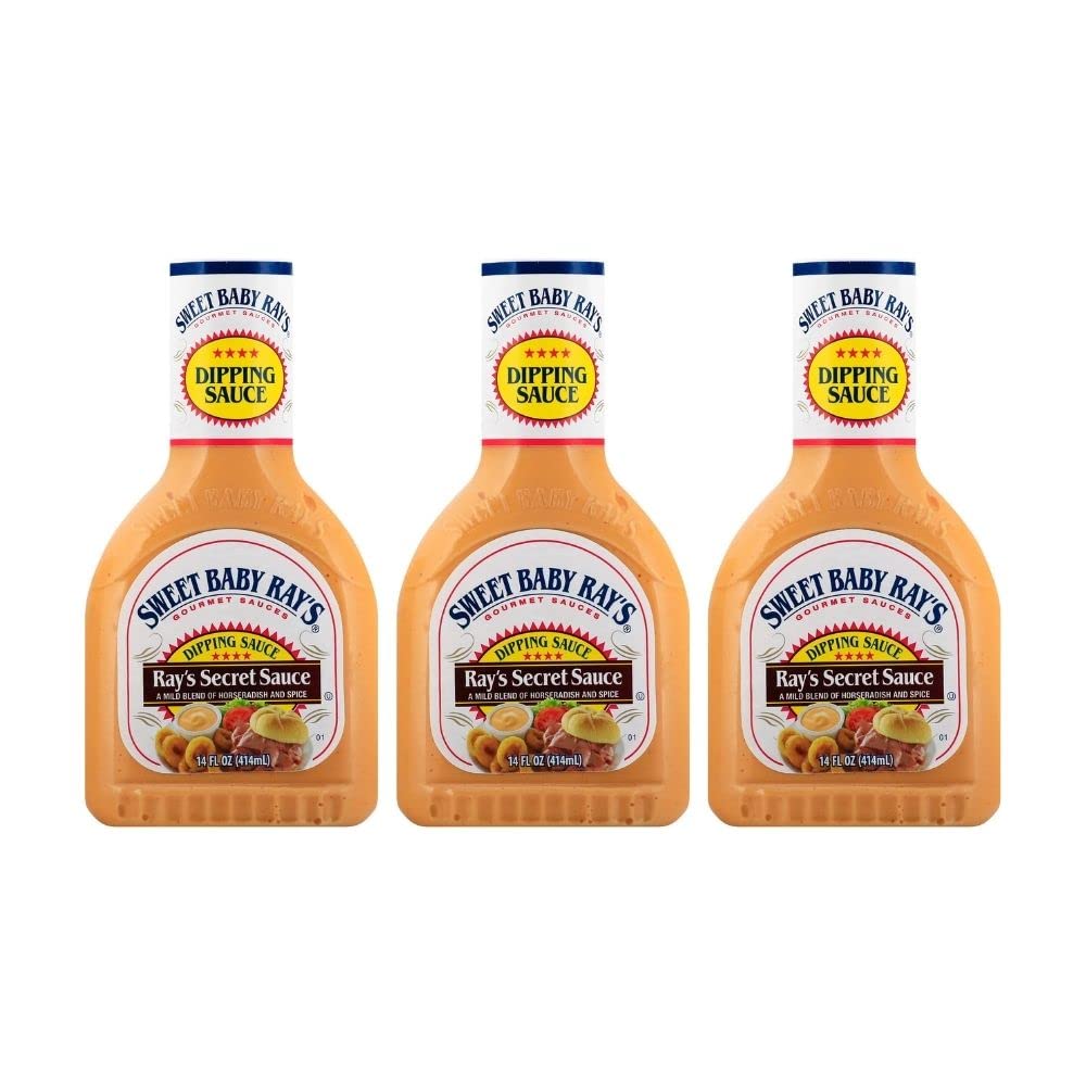 Sweet Baby Ray's front packaging showing 14 oz bottle and bold label for convenience