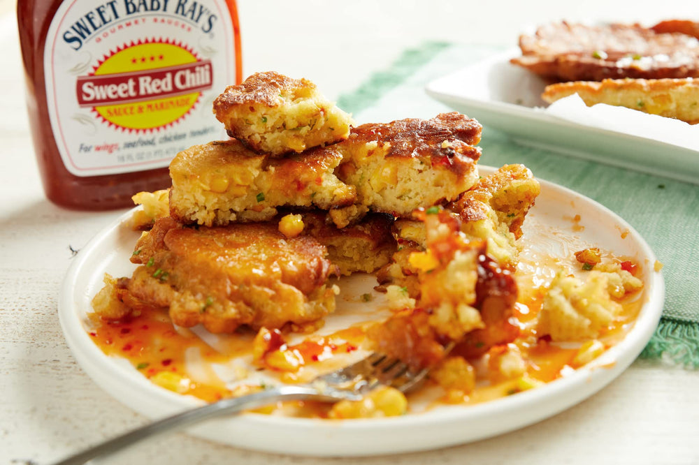 Sweet Baby Ray's stirred into a skillet stir-fry showing quick meal application