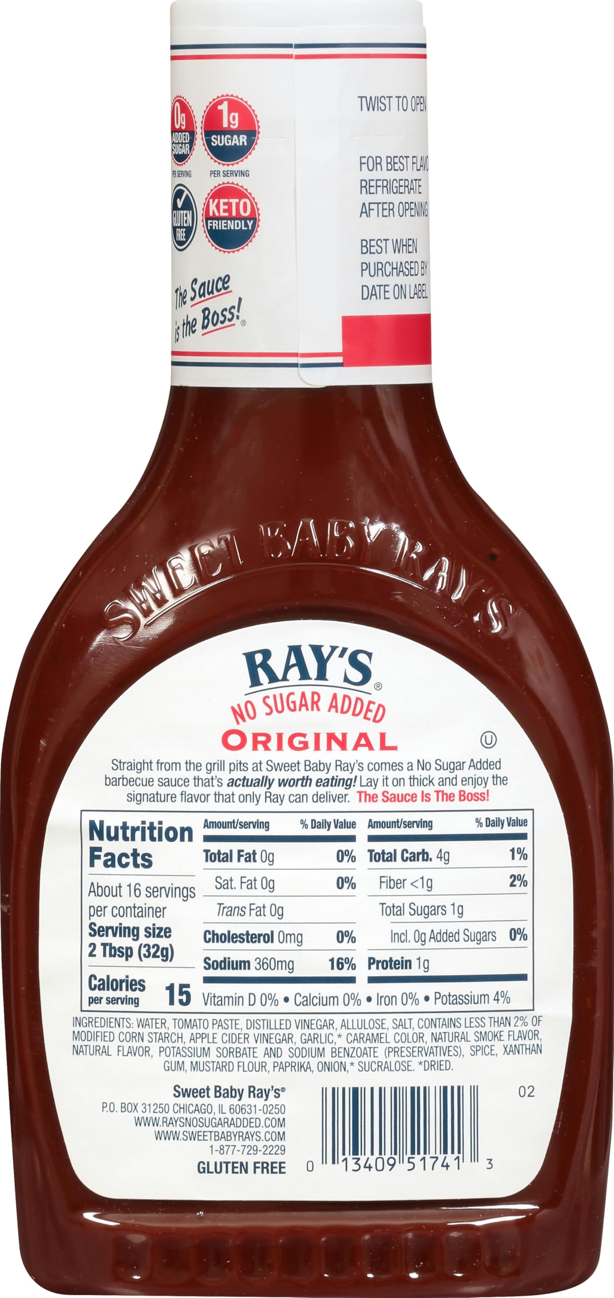 Sweet Baby Ray's Sweet & Smoky sauce texture close-up showing rich molasses sheen and glaze benefit