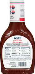 Sweet Baby Ray's Sweet & Smoky sauce texture close-up showing rich molasses sheen and glaze benefit