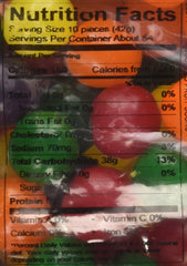 Sweet Candy Company close-up of chewy sour ball texture showing colorful coating