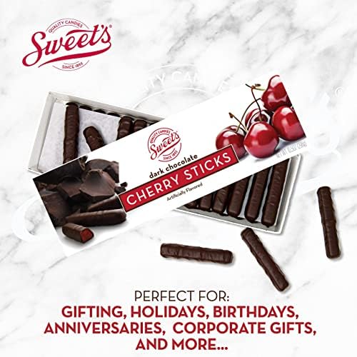 Sweet Candy Company dark chocolate coating detail highlighting smooth glossy finish