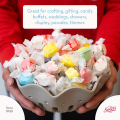 Sweet Candy Company bag beside ruler to show 3 lb scale and quantity clarity