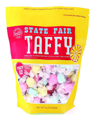 Sweet Candy Company front packaging showing 24 oz bag and colorful taffy — clear product view