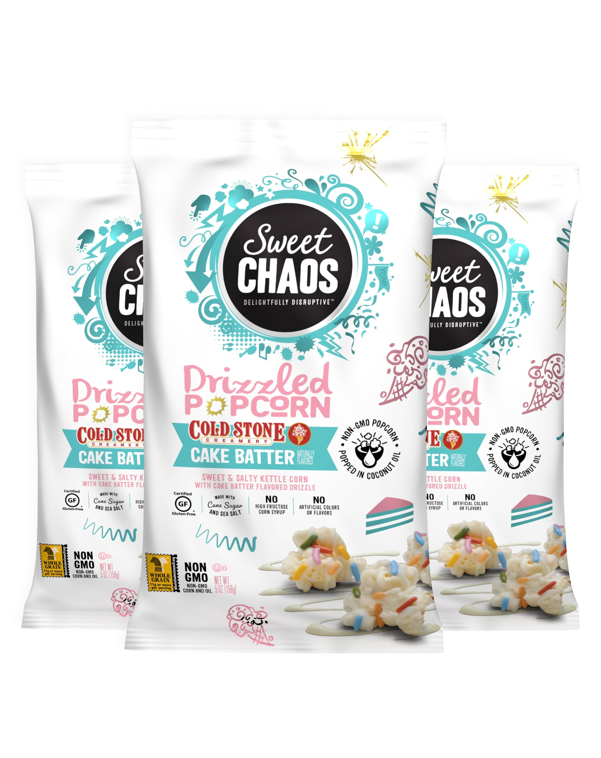 Sweet Chaos front packaging showing 5oz bag and brand appeal