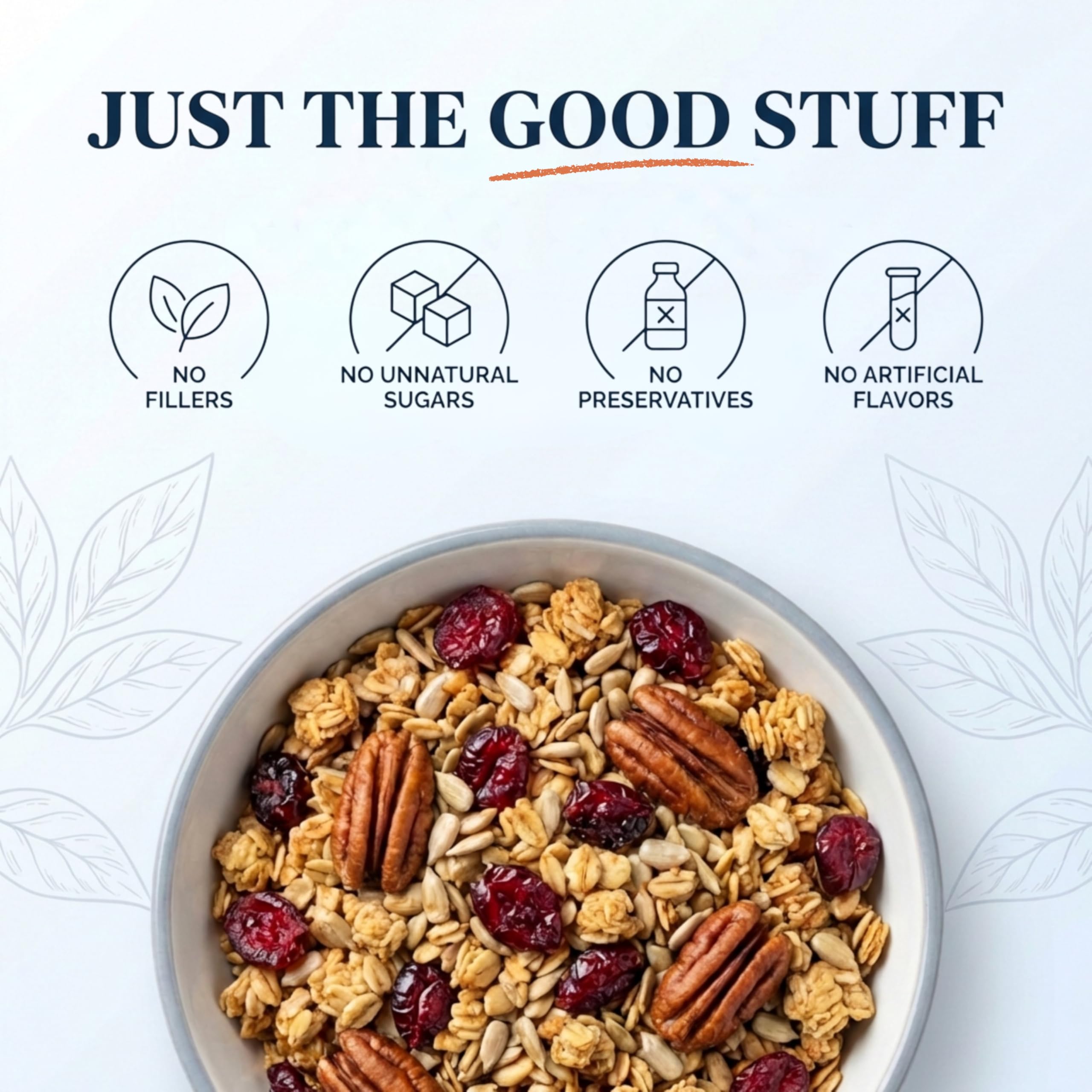 Sweet Diane's close-up of crunchy granola clusters highlighting texture and satisfying bite