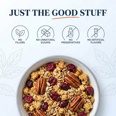 Sweet Diane's close-up of crunchy granola clusters highlighting texture and satisfying bite