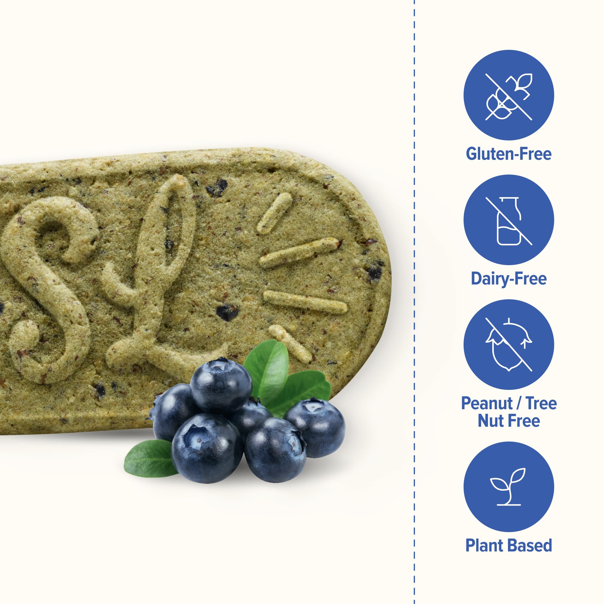 Sweet Loren's oat and flax texture close-up highlighting whole-grain benefit