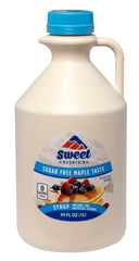 Sweet Mountain front label bottle showing brand and size, clear benefits