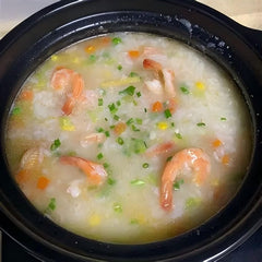 Sweet Post powder sprinkled on bowl of soup enhancing savory depth