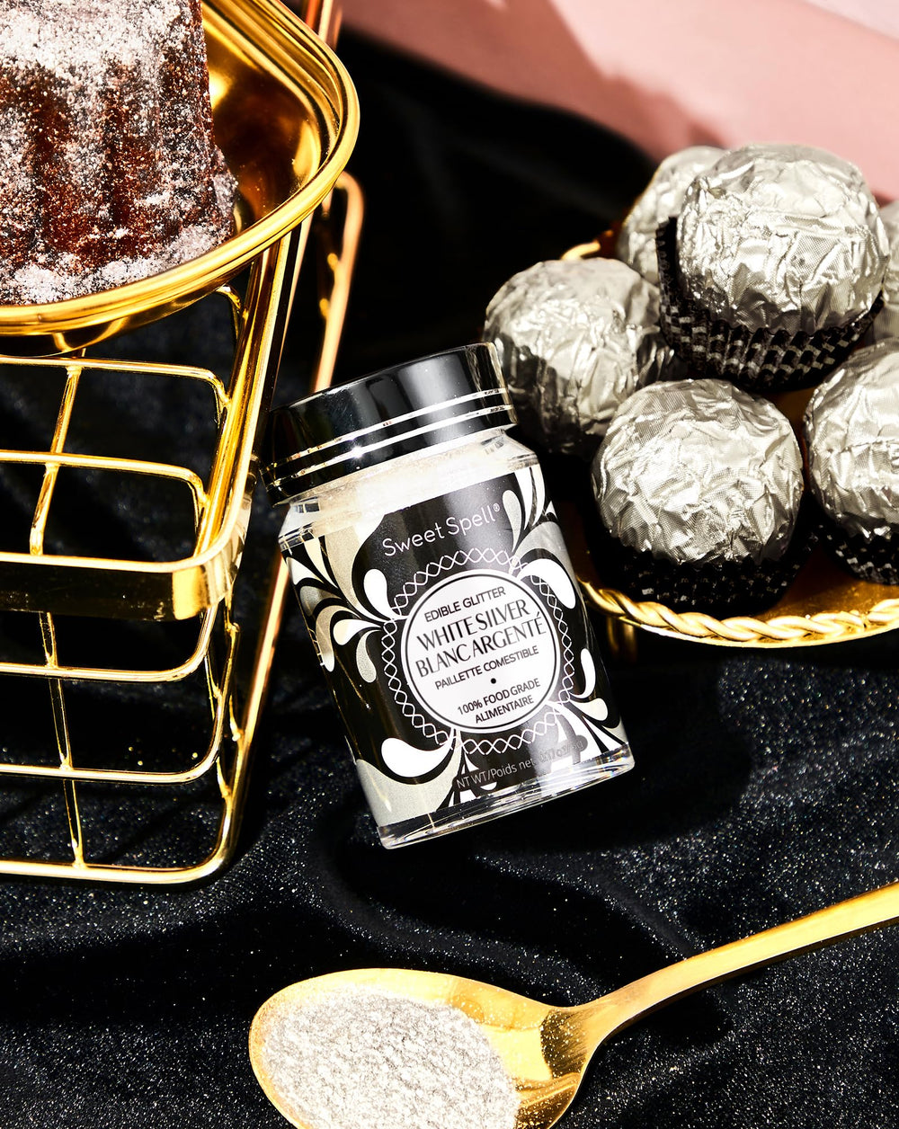 Sweet Spell close-up of fine mica texture highlighting clean shimmer