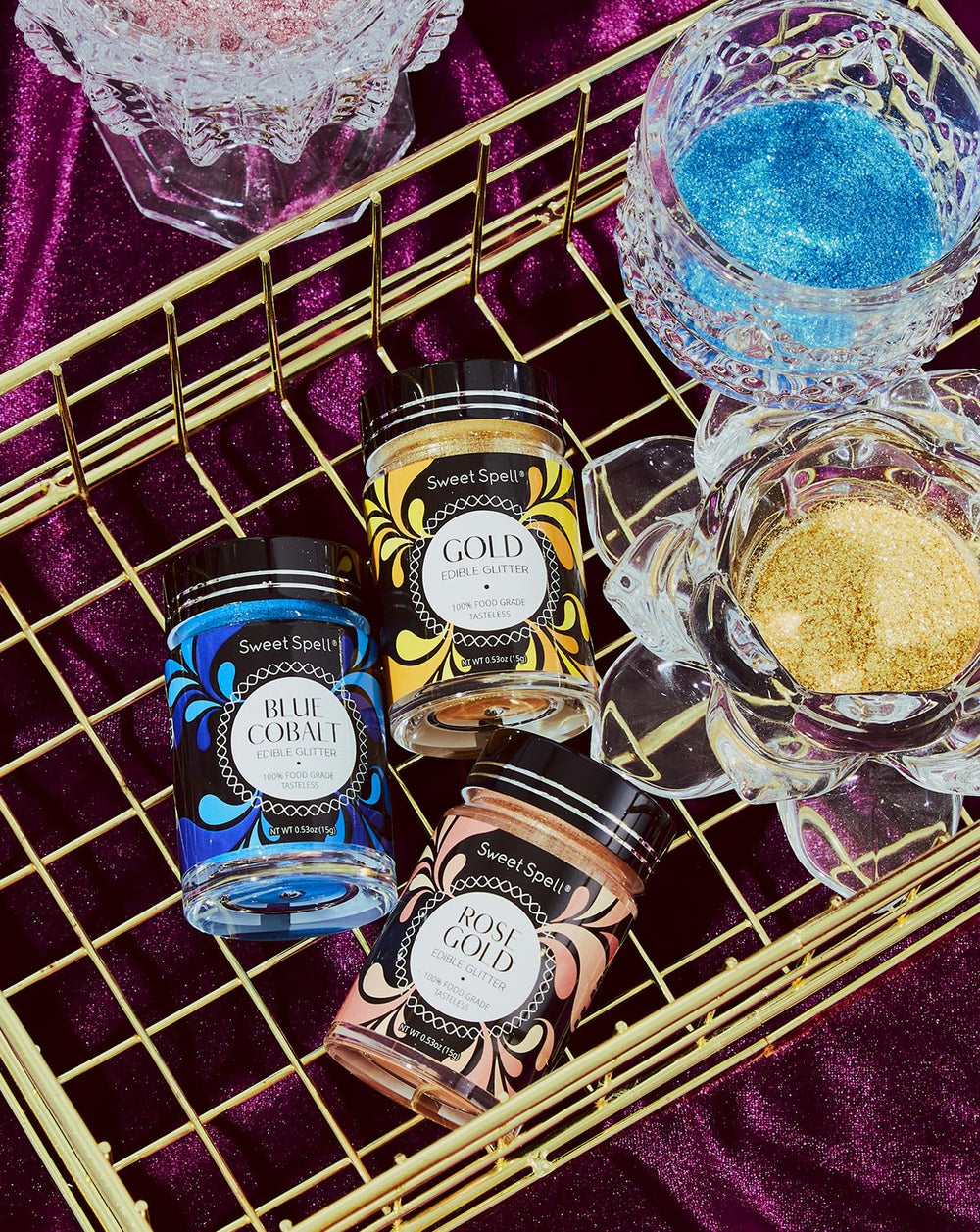 Sweet Spell ingredient label and certifications showing food-grade confidence