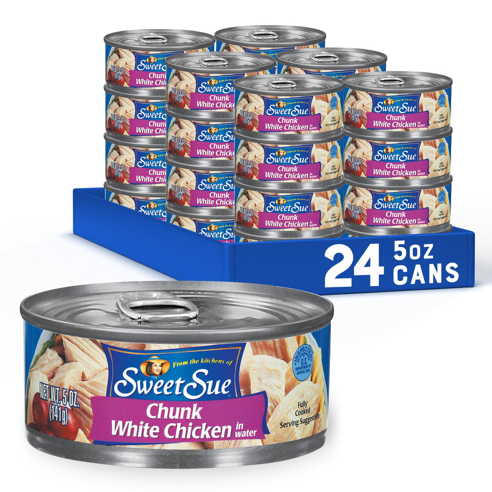 Sweet Sue front packaging can showing label and size for quick recognition and convenience