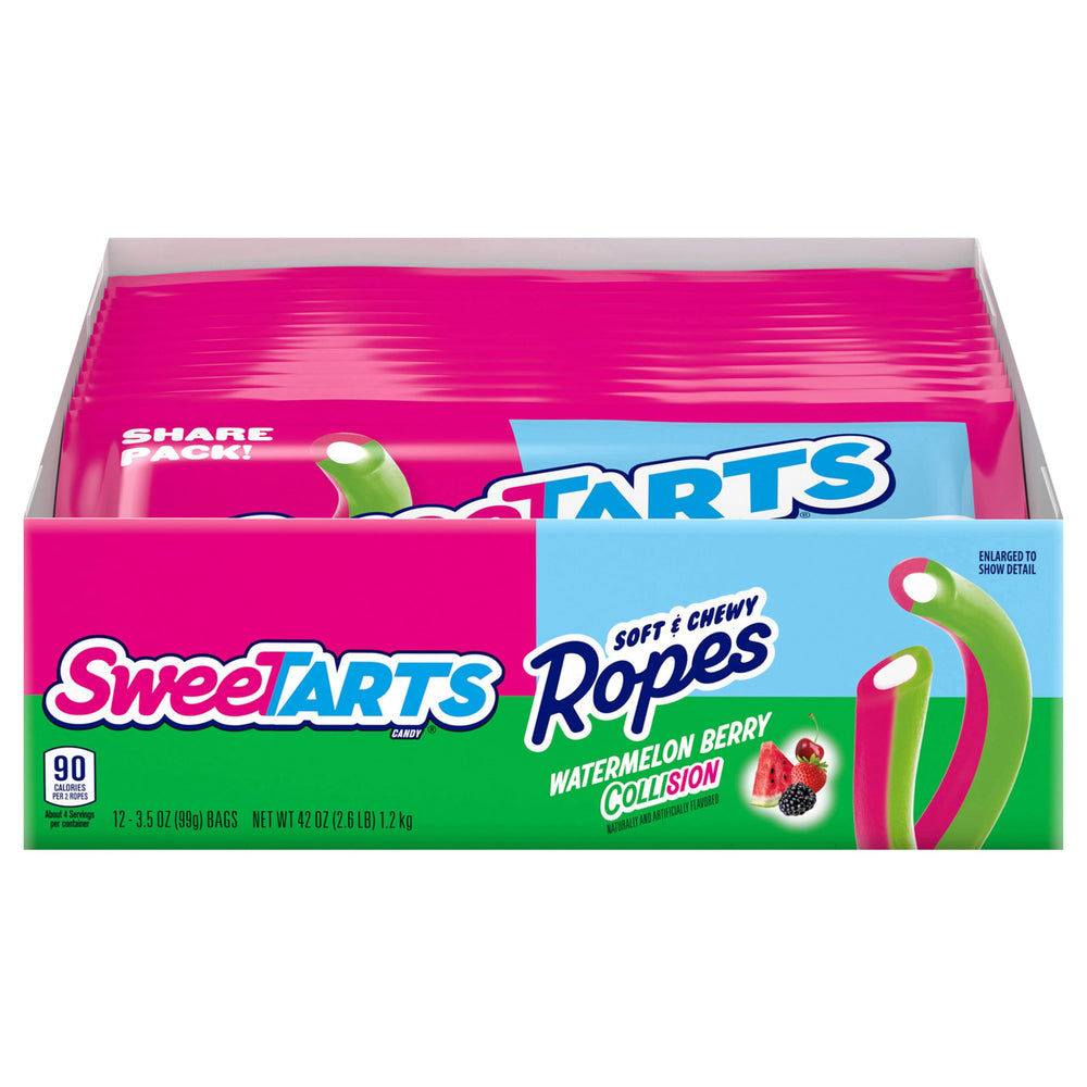SweeTARTS front packaging showing 12 pack bundle and bright colors for sharing