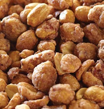 SweetGlob peanuts in a bowl at a party offering easy sharing and nostalgia
