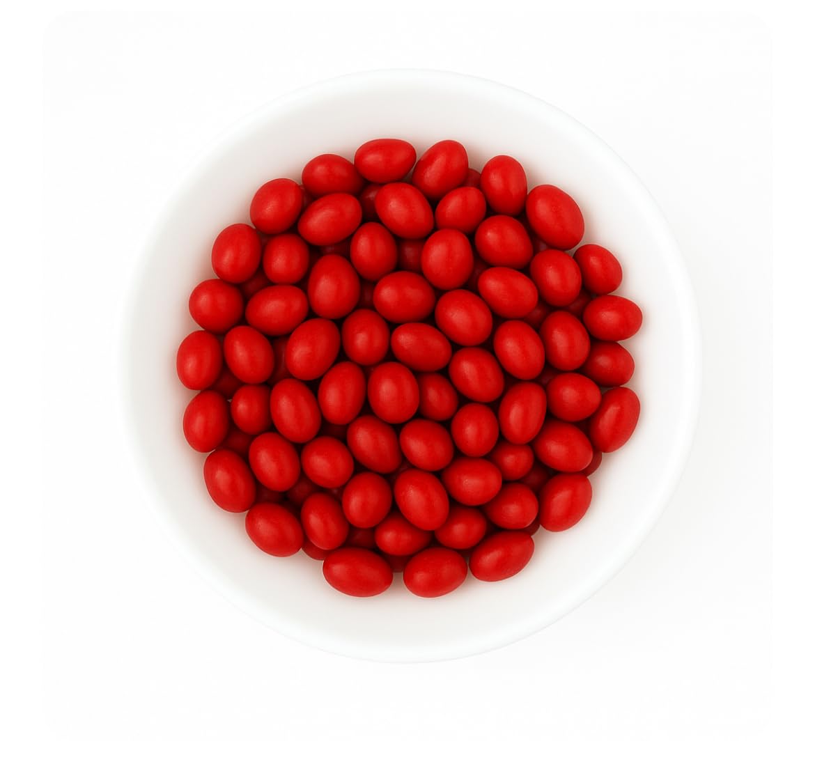 SweetGlob front packaging showing one-pound bag and bright red candies, great for gifting