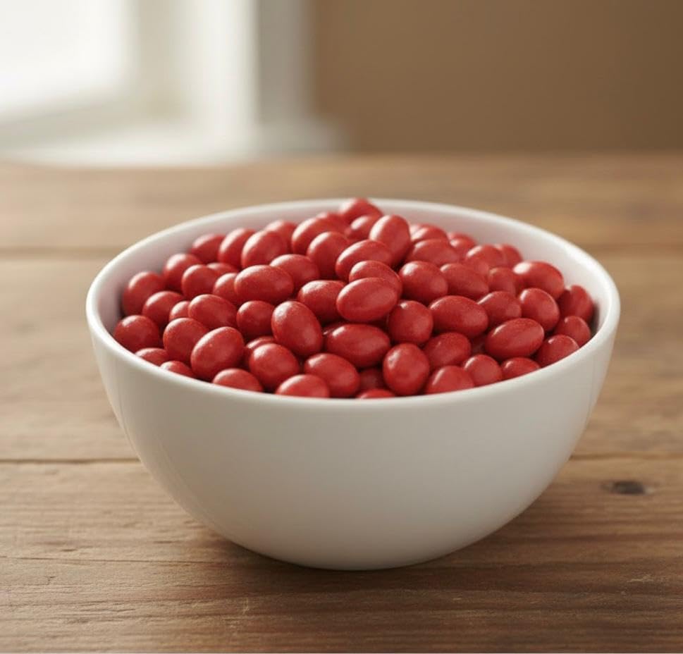 SweetGlob red beans in gift bag showcasing festive presentation and ready-to-give appeal