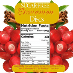 SweetGourmet close-up of cinnamon disc highlighting spicy color and firm texture