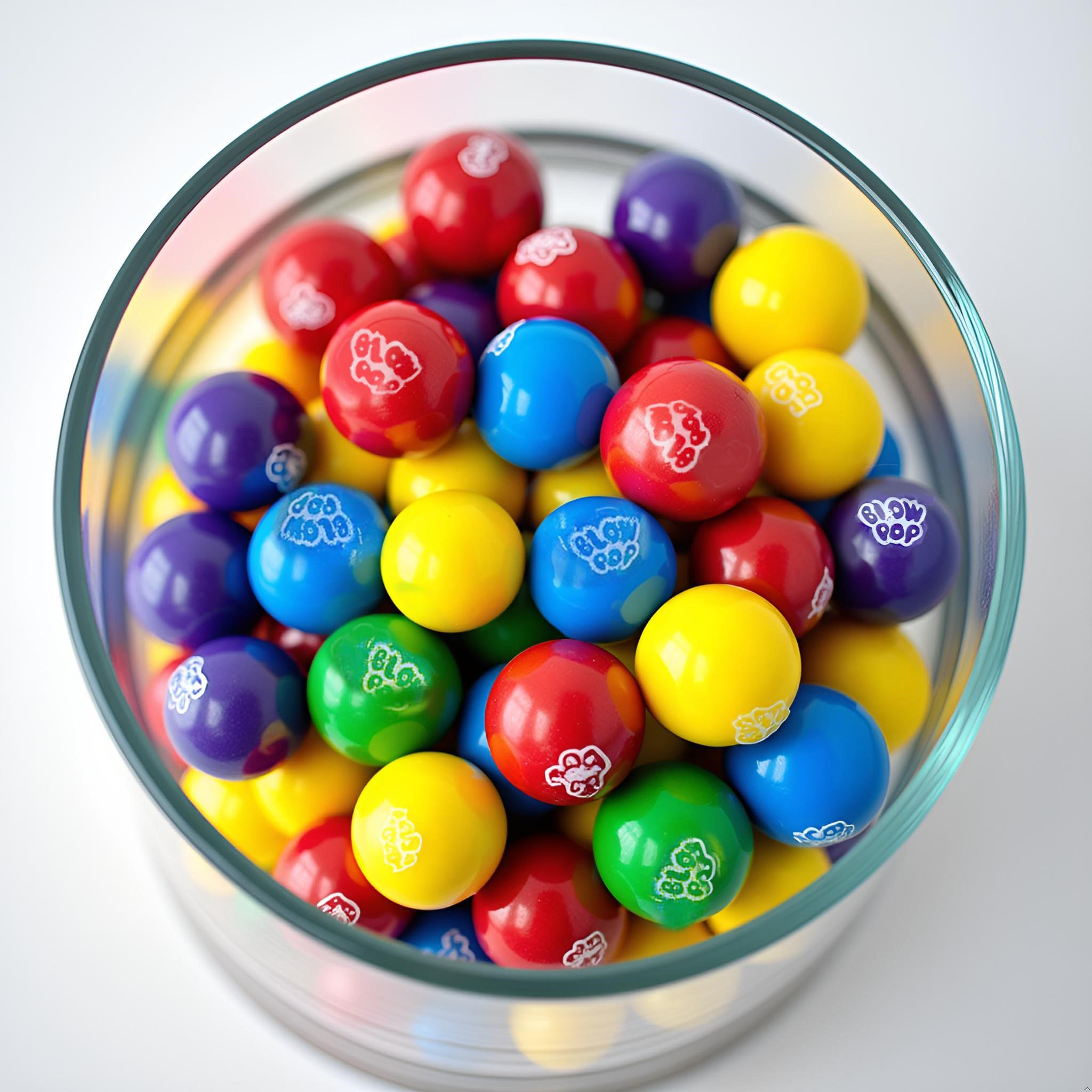 SweetGourmet assorted colors spread on surface showing five flavors for variety