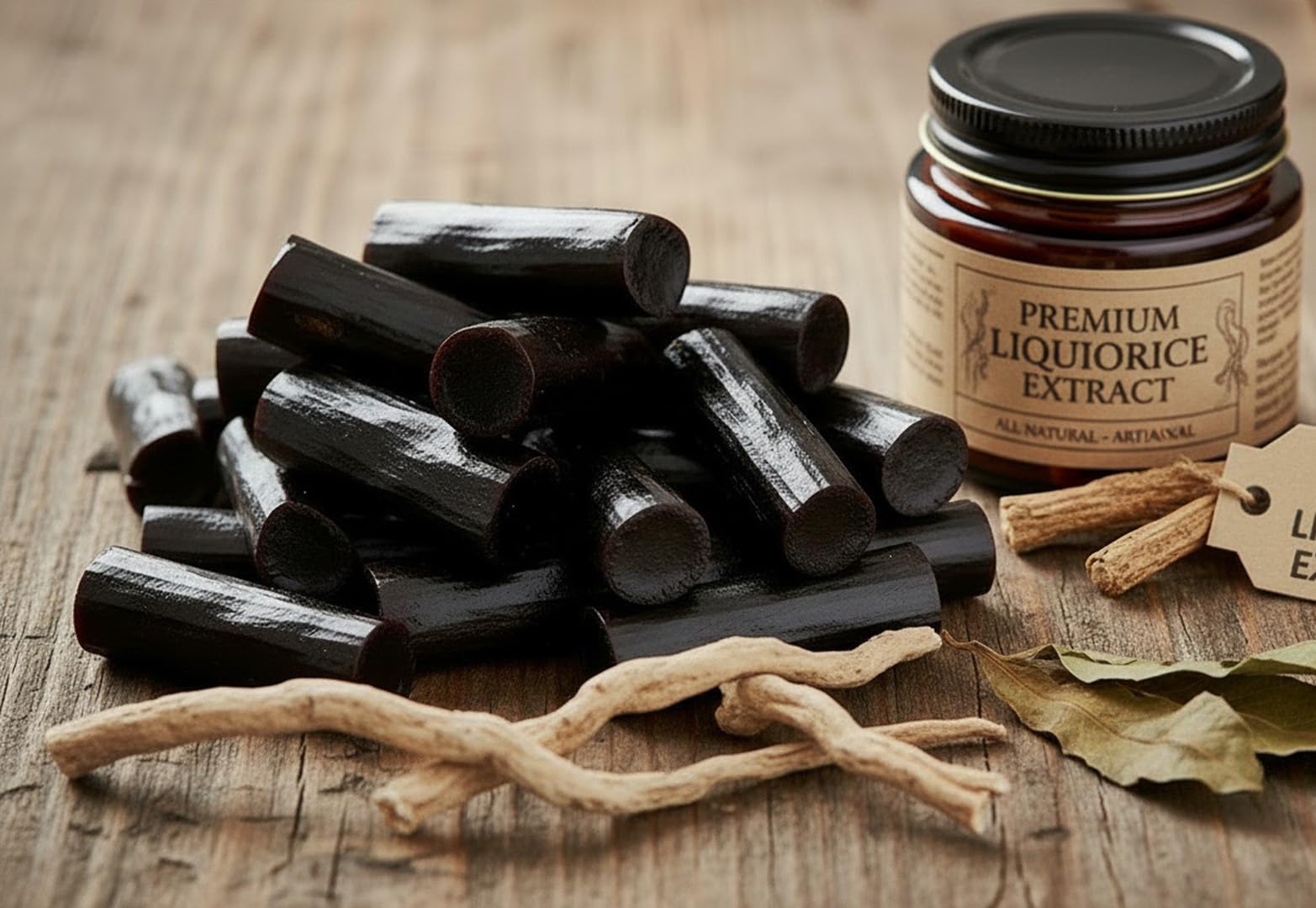 SweetGourmet close-up of licorice texture highlighting smooth, soft chew quality