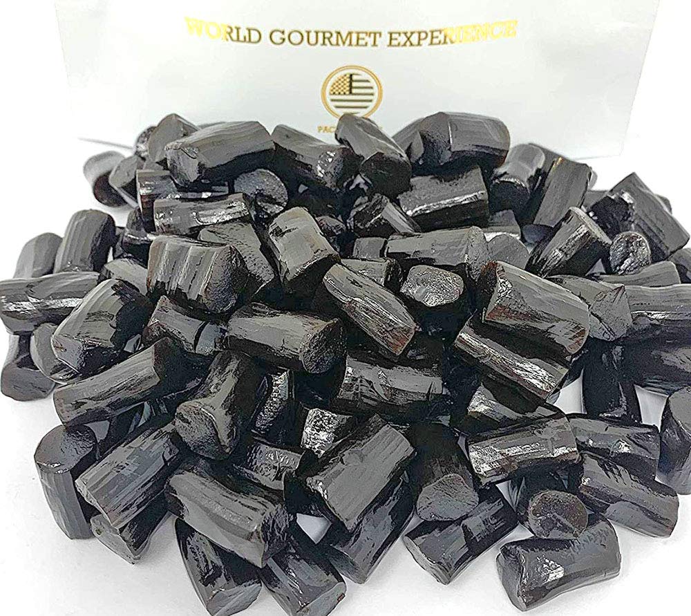 SweetGourmet open bag pouring out Finnska bites showing easy access and quantity